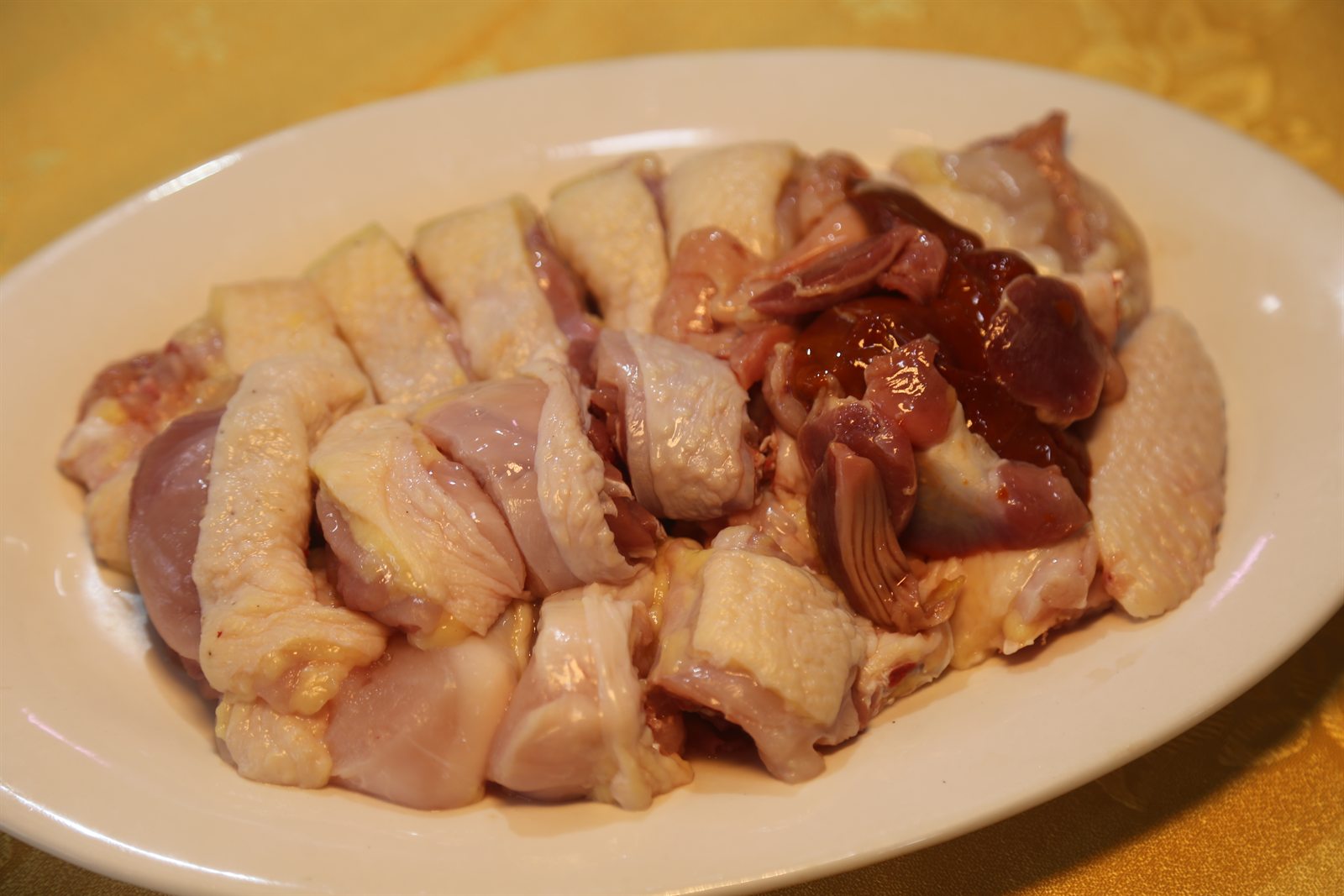 门店鲜鸡备料